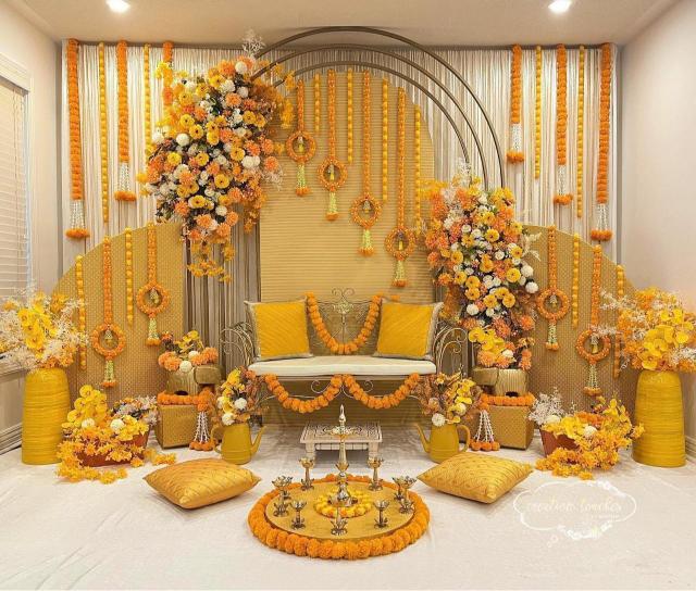 Haldi Ceremony Decor — Wedding Planning produced in Kolkata